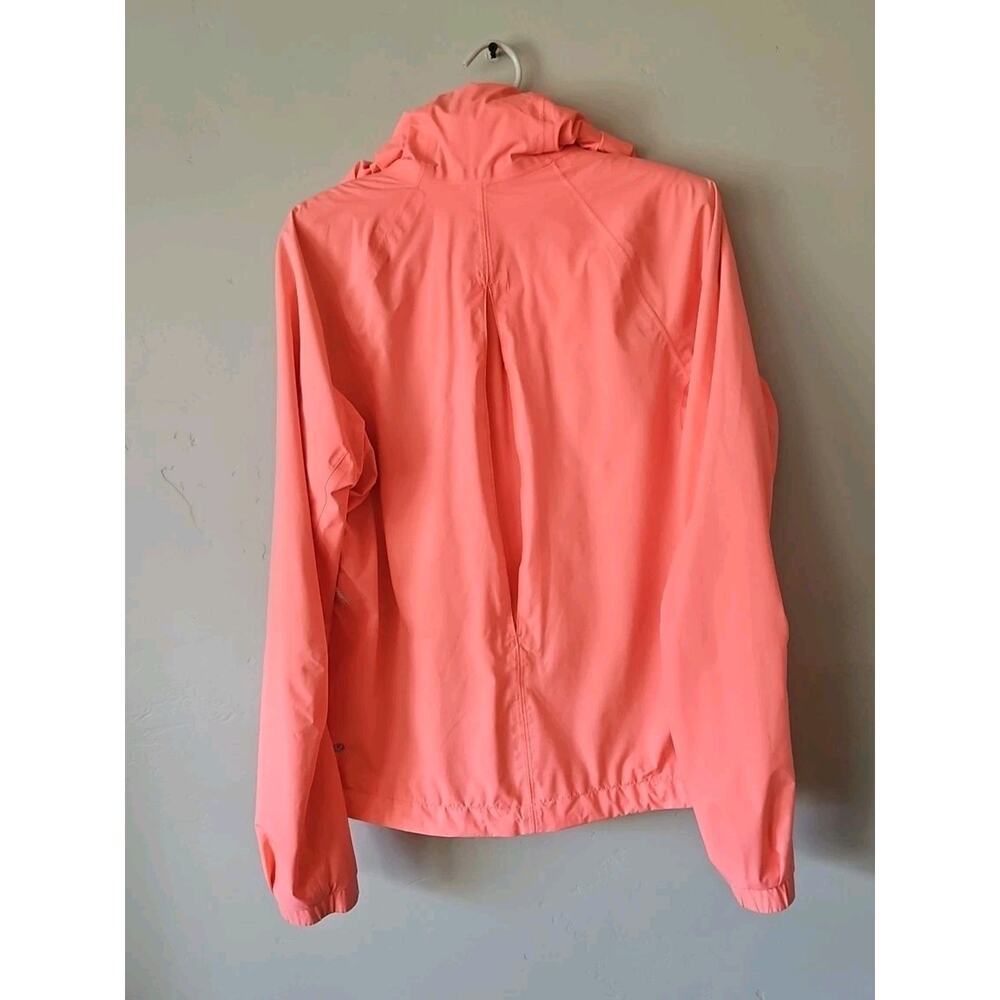 Lululemon Run Rise & Shine Jacket Bleached Coral Waterproof, Hooded, Zip Sz L - Picture 5 of 8
